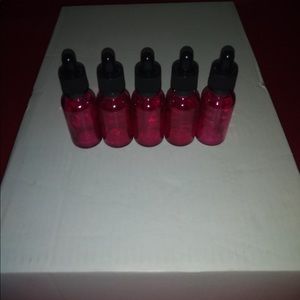 Set of 5 - 30 ml Boston Glass Bottles with Dropper